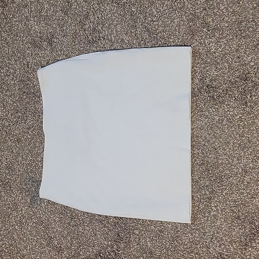 White polici skirt